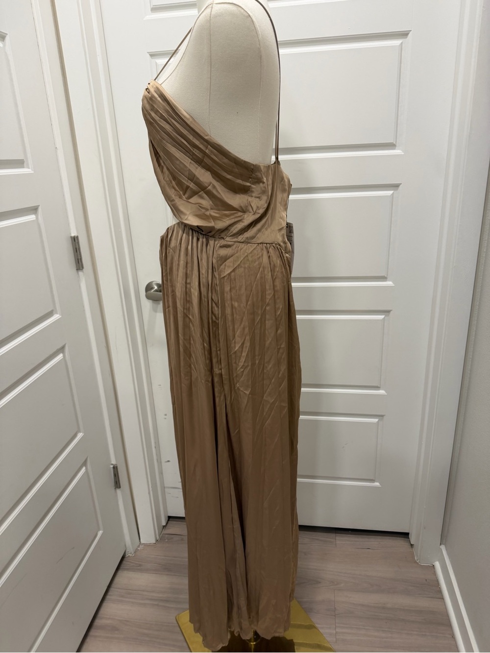Zara Cutout Burnished Gold Dress - Picture 6 of 9